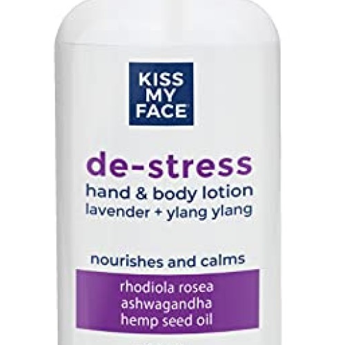 Kiss My Face De-Stress Hand & Body Lotion Lavender + Ylang Ylang ...