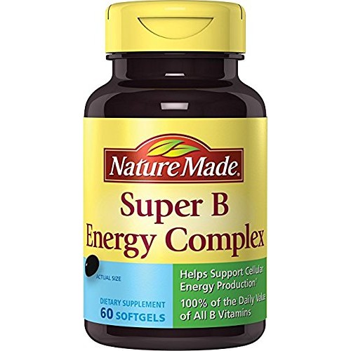 Nature Made Super B Complex Full Strength Mini Softgels 60 Ct 2 ...