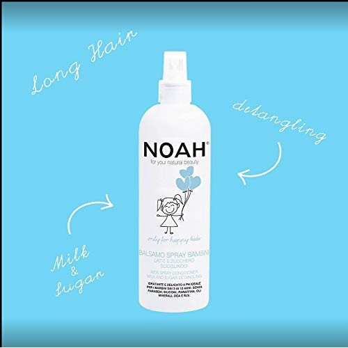 NOAH Kids Shampoo and Conditioner Detangler Spray for Kids - Non ...