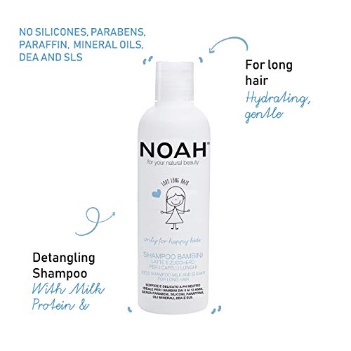 NOAH Kids Shampoo and Conditioner Detangler Spray for Kids - Non ...
