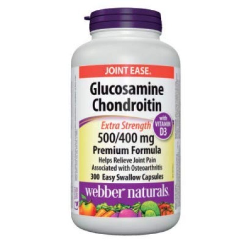 Webber Naturals Glucosamine & Chondroitin, Extra Strength Joint P...