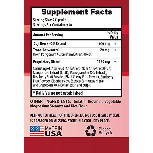 Blood Pressure lowering Products - Goji Berry - Natural ANTIOXIDA...