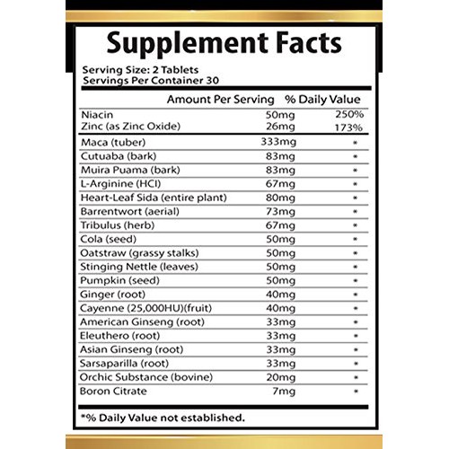 Catuaba bark tincture - MALE VIRILITY 1300MG - boost libido and f...