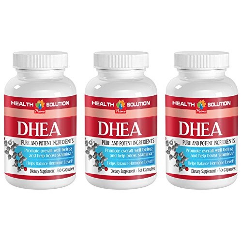 Dhea and Testosterone - DHEA 50 mg - Support Cognitive Function -...