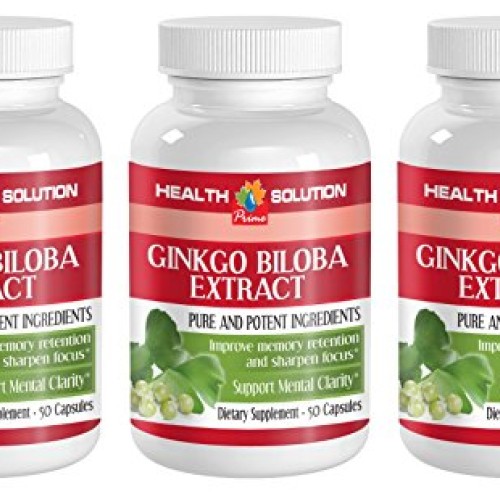 Ginkgo biloba standardized - GINKGO BILOBA 120mg - boost memory a...