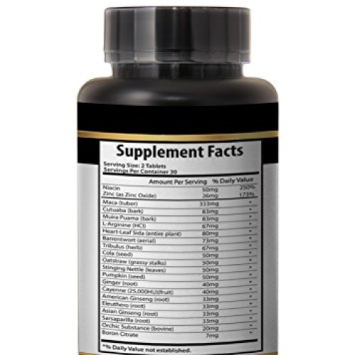 Muira puama extract - MALE VIRILITY 1300MG - increase in sexual d...
