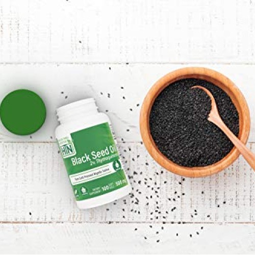 Black Seed Oil 500mg 2% Thymoquinone 10mg TQ per Serving 100 Co...