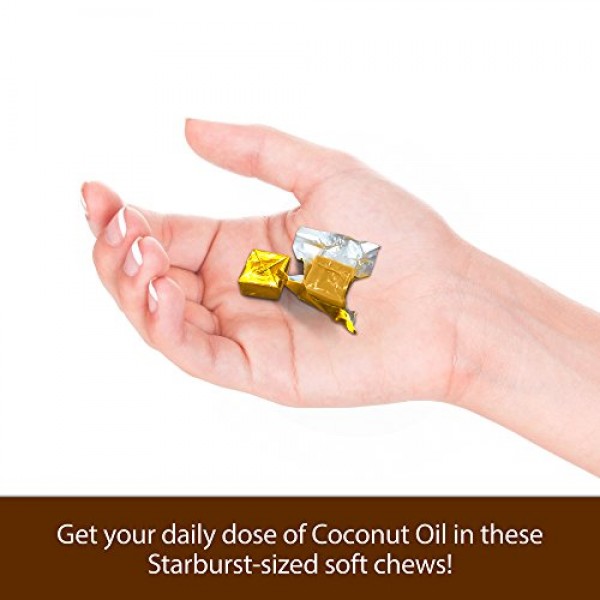 Healthy Delights Naturals, Coconut Oil Soft Chews, Promotes Healt...