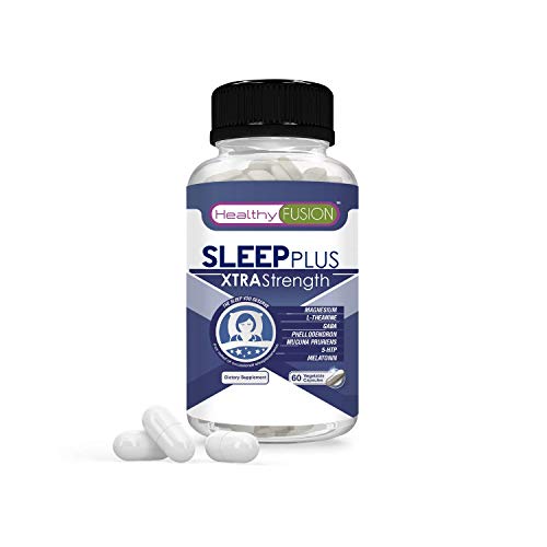 Sleep Plus Xtra Strength – Melatonin + 5-HTP + Magnesium + L-Thea...