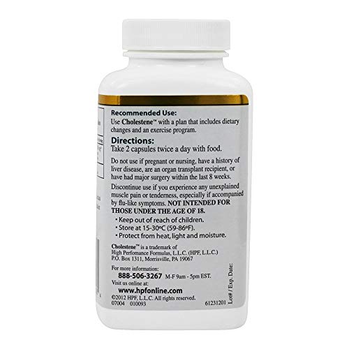Herbal Pf Herbal Cholestene 600mg 120 cap Pack of 2