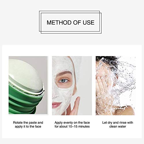 Eggplant Acne Clearing Solid Mask, Natural Green Tea Purifying Cl...