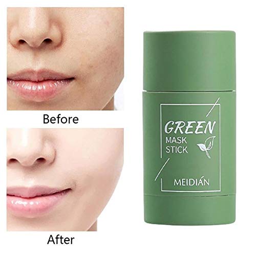 Eggplant Acne Clearing Solid Mask, Natural Green Tea Purifying Cl...