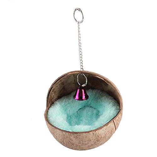 HEEPDD Bird Nest, Hanging Natural Coconut Shell Birds House Hut B...