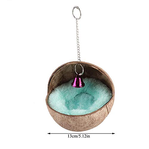 HEEPDD Bird Nest, Hanging Natural Coconut Shell Birds House Hut B...
