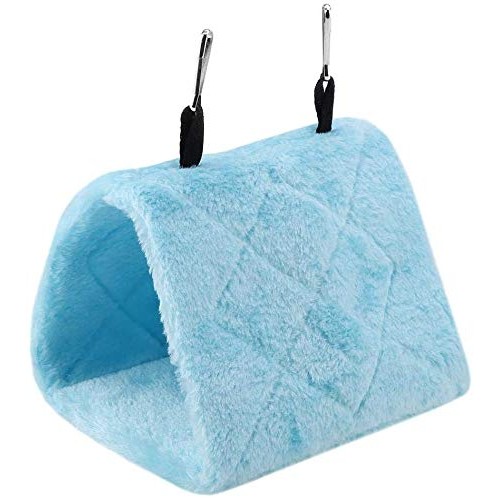 HEEPDD Birds Parrot Hammock, Winter Warm Bird Nest House Soft Plu...