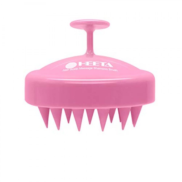 Hair Shampoo Brush, HEETA Scalp Care Hair Brush with Soft Silicon...