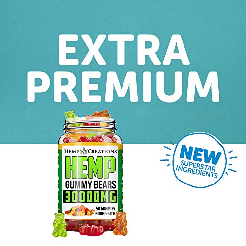 Stress Relief Hēmp Gummies 30000mg for Pain Relief All Natural An...