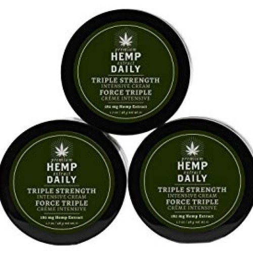 Hemp Daily Intensive Cream | Triple Strength Intensive Hemp Cream...