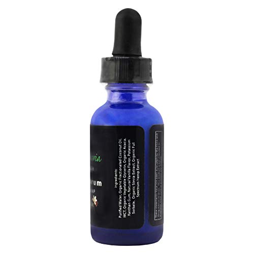 Hemp Extract Vanilla Bean Flavor 500 MG - Water Soluble Based for...