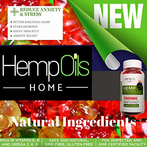 Best Hemp Gummies - 2000mg - 30 ct.- Organic Hemp Infused - 100% ...
