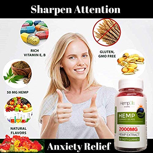 Best Hemp Gummies - 2000mg - 30 ct.- Organic Hemp Infused - 100% ...