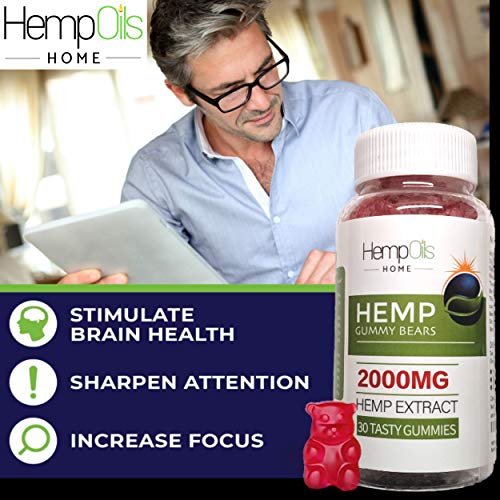 Best Hemp Gummies - 2000mg - 30 ct.- Organic Hemp Infused - 100% ...