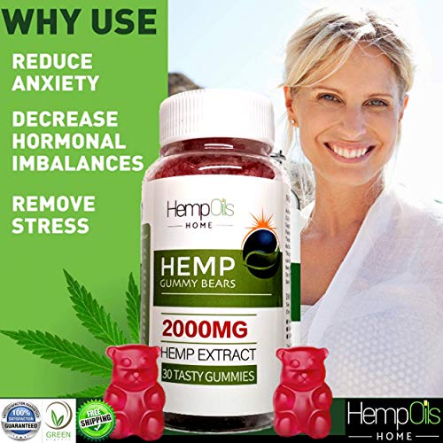 Best Hemp Gummies - 2000mg - 30 ct.- Organic Hemp Infused - 100% ...