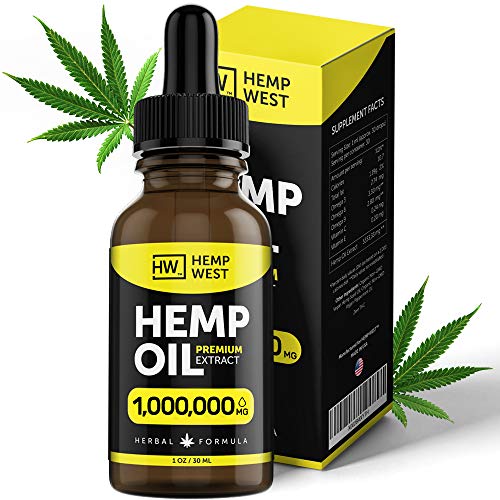 Hemp Oil 1,000,000 for Pain & Anxiety Relief – Sleep Support – Or...