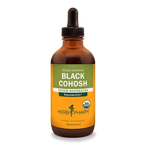 Herb Pharm Certified Organic Black Cohosh Liquid Extract for Fema...