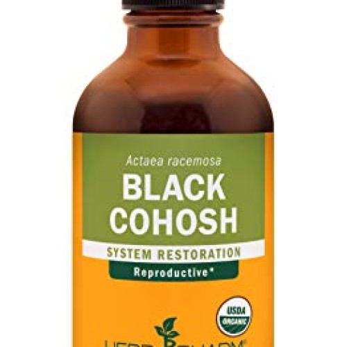 Herb Pharm Certified Organic Black Cohosh Liquid Extract for Fema...