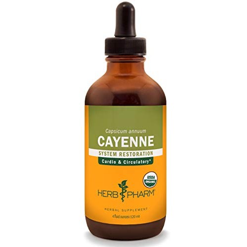 Herb Pharm Certified Organic Cayenne Liquid Extract for Cardiovas...