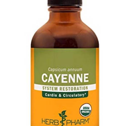 Herb Pharm Certified Organic Cayenne Liquid Extract for Cardiovas...