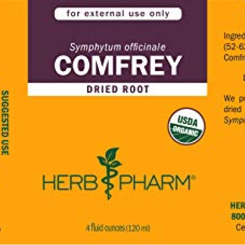 Herb Pharm Certified Organic Comfrey Liquid Extract - 4 Ounce