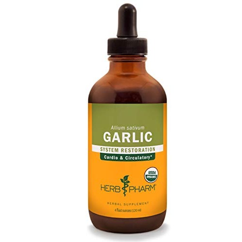 Herb Pharm Certified Organic Garlic Liquid Extract for Cardiovasc...