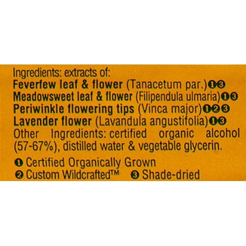 Herb Pharm Certified Organic Head Soother Liquid Herbal Formula f...