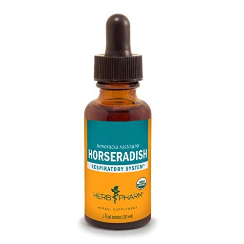 Herb Pharm Certified Organic Horseradish Liquid Extract for Respi...