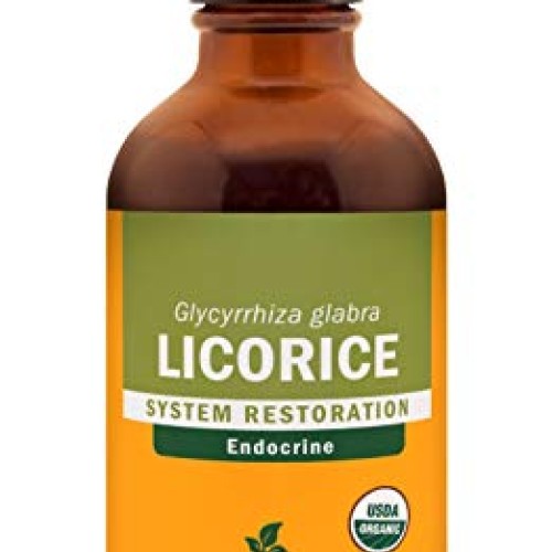 Herb Pharm Certified Organic Licorice Liquid Extract for Endocrin...