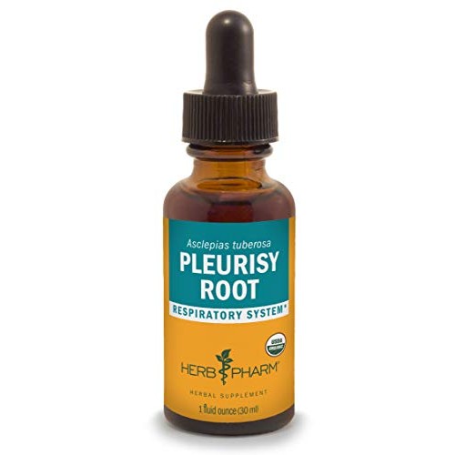 Herb Pharm Certified Organic Pleurisy Root Liquid Extract for Res...