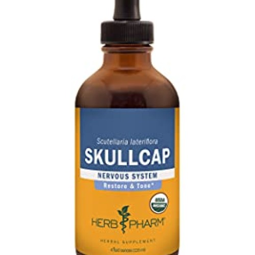 Herb Pharm Certified Organic Skullcap Liquid Extract for Nervous ...