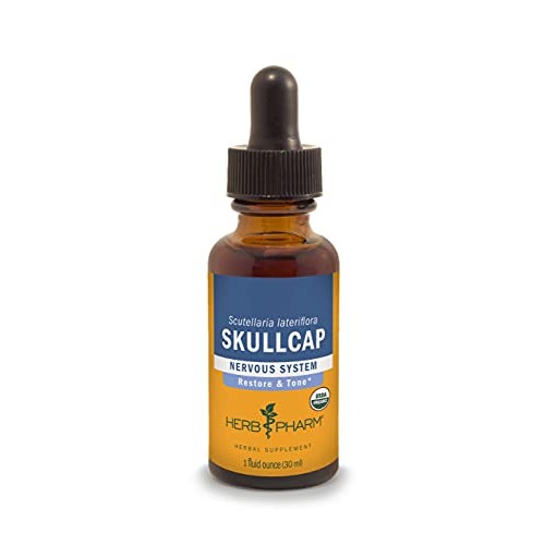Herb Pharm Certified Organic Skullcap Liquid Extract for Nervous ...