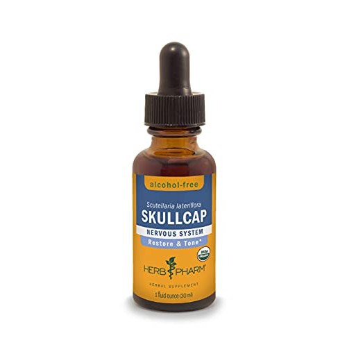 Herb Pharm Certified Organic Skullcap Liquid Extract for Nervous ...