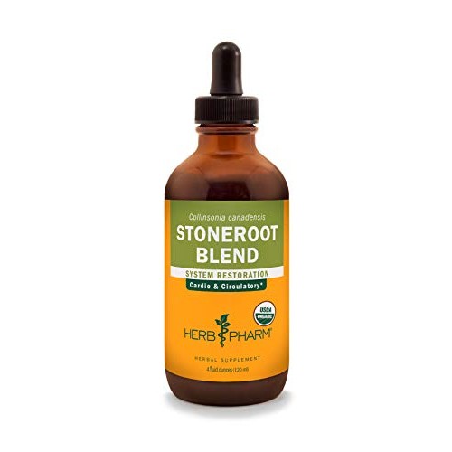 Herb Pharm Certified Organic Stoneroot Blend Liquid Extract for C...