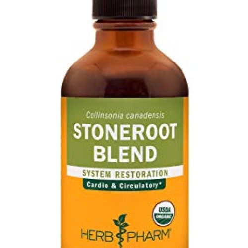 Herb Pharm Certified Organic Stoneroot Blend Liquid Extract for C...