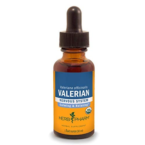 Herb Pharm Certified Organic Valerian Root Liquid Extract for Rel...