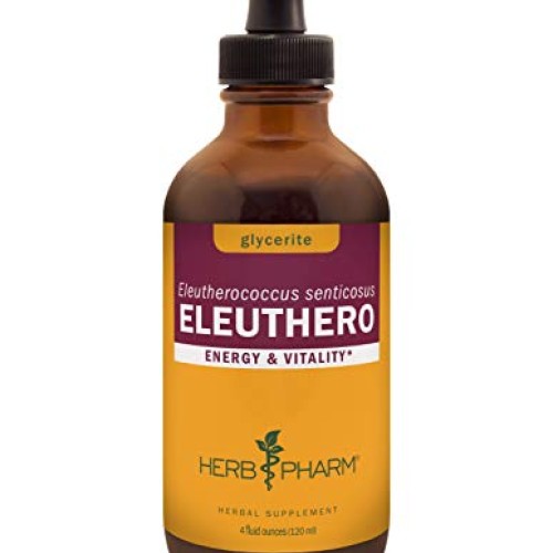 Herb Pharm Eleuthero Root Liquid Glycerite for Energy and Stamina...