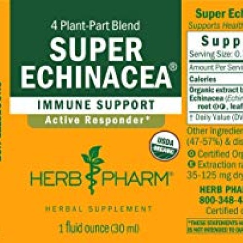 Herb Pharm - Immune Support - Super Echinacea, 1 fl oz 30 ml P...