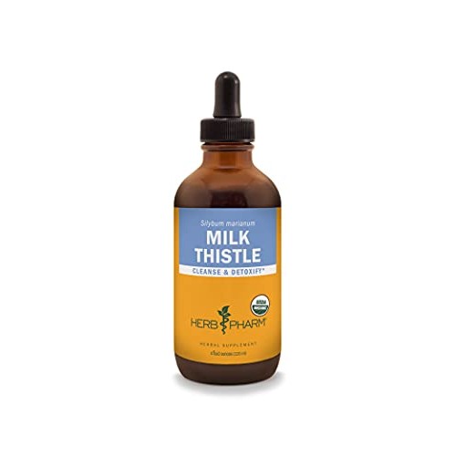 Herb Pharm Milk Thistle Seed Liquid Extract for Liver Function Su...