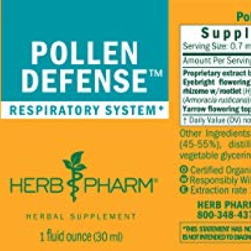 Herb Pharm Pollen Defense Liquid Herbal Formula for Respiratory S...
