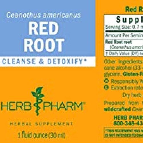Herb Pharm Red Root Liquid Extract for Cleansing and Detoxifying ...