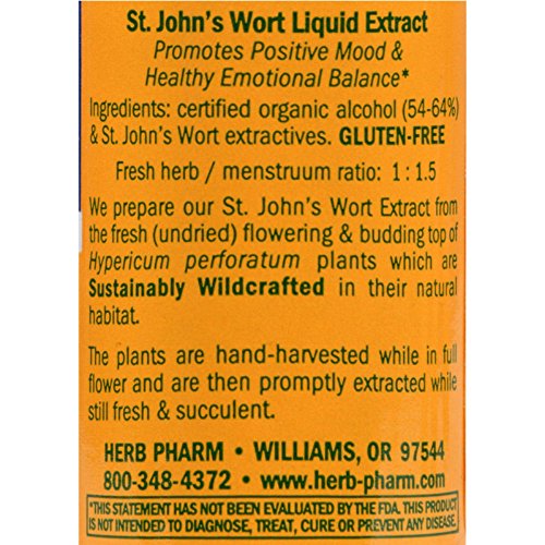 Herb Pharm, St Johns Wort, 1 Fl Oz